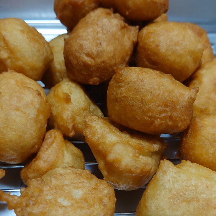 サクもち♪HMと豆腐だけ!材料2つの豆腐ドーナッツ